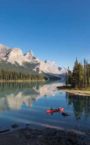STEP OFF THE TRAIN & INTO THE WORLD. LAKE LOUISE Inside the vast untamed wilderness of Banff National Park, you ll find the town of Banff.