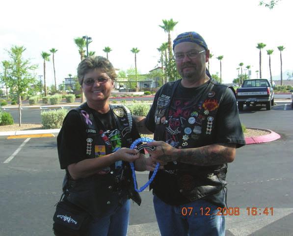 Karen introduced Chuck Lennon, Past Director from the Black Mountain Chapter. He has put in a bid for both chapters to host the 2009 Nevada State Rally, here in the Las Vegas area.