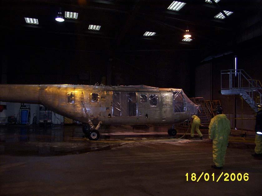 The Route to the STC (5) G-TIGE paint stripped,