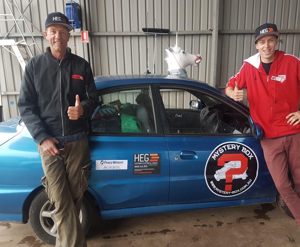 We entered the Mystery Box rally in South Australia to raise money for the Cancer Council and have some fun driving an unknown car to unknown destinations.