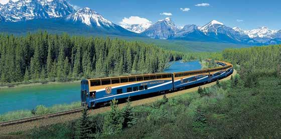 Optional Post-Tour Banff to Vancouver See the sights from glass-domed seating aboard the Rocky Mountaineer as you traverse the Continental Divide along Kicking Horse River, Shuswap Lake, and Fraser