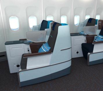 New in-flight service New business class at KLM Air France longhaul