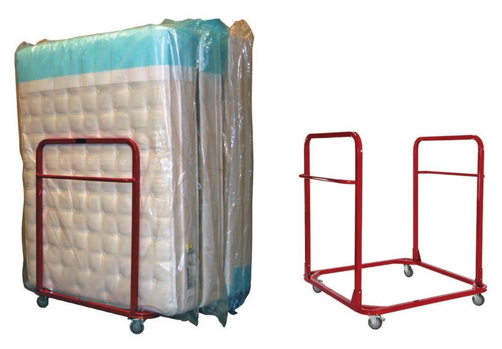 MATTRESS SPRING TROLLEY Model #MST4747 The MST4747 is an effective way to transport mattresses within the warehouse, showroom or for shipping.