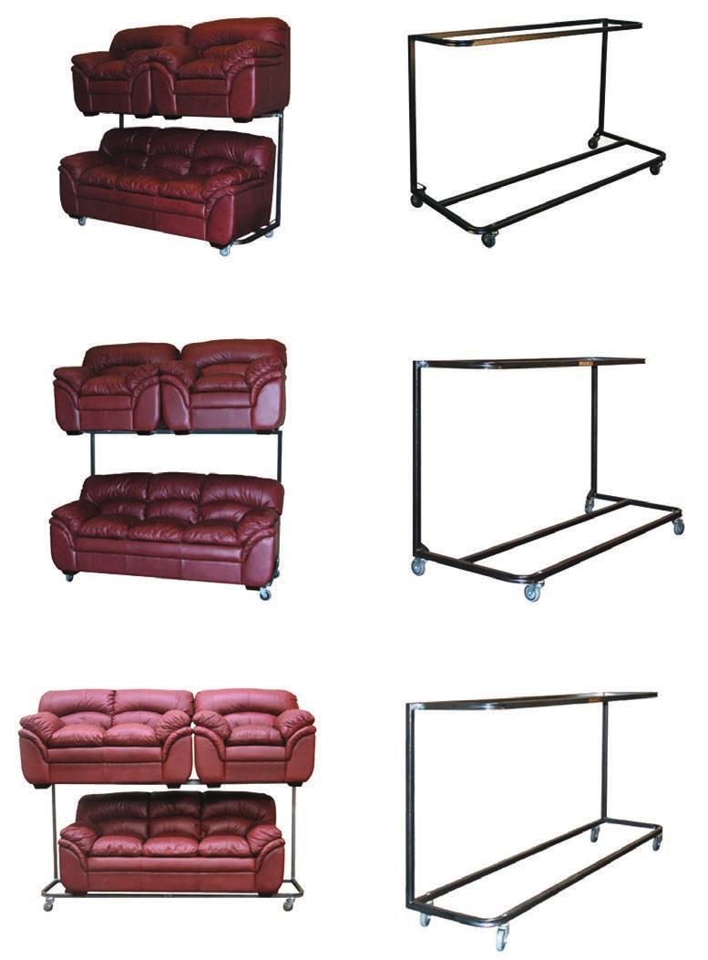 SOFA SUITE TROLLEY Model #SST, ESST, HYBRID These lightweight and easy to handle trolleys have robust cantilever design allowing much easier loading and unloading of sofas and other upholstery