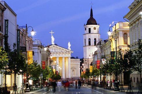 Visit Cathedral and Cathedral Square and pass by Gediminas Avenue, the Parliament and President's Palace, Vilnius University and Town Hall.