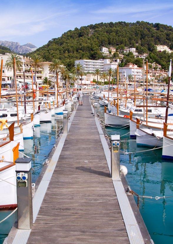 PORT OF SOLLER Port of Soller is a charming little village situated within a picturesque horseshoe harbour that is lined with brilliant mountainous terrain.
