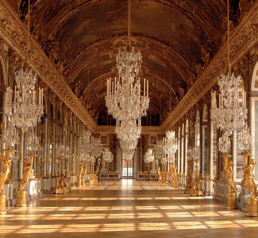 Galerie des Glaces. Then stroll through the beautiful gardens with your guide.