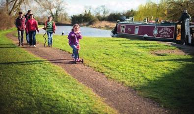 We have focussed on the needs of a broad range of towpath users and sought to achieve a balance which concentrates on how you, as one of our users, choose to engage with it.