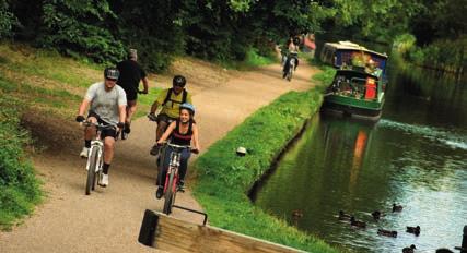 In addition to giving access for traditional activities like boating or angling, they offer sustainable journey choices, responding to the boom in walking, jogging & cycling.