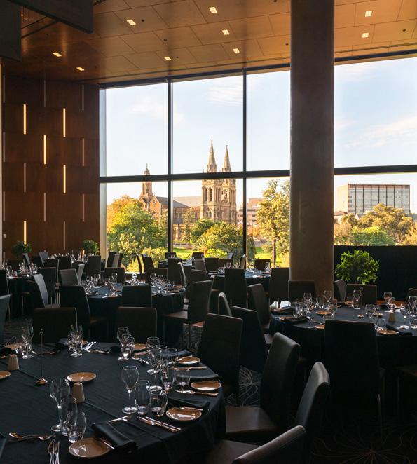 MEETING DINNER SPONSOR $11,000 1 opportunity available Thursday 22 October 2015 The Meeting Dinner will be held in the elegant Cathedral Room, located on level three of the Eastern Stand of Adelaide