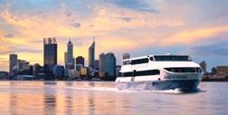Enjoy your complimentary drink and cruise through the tranquil waters of the Swan River, the perfect setting to share with your family, friends or work colleagues.