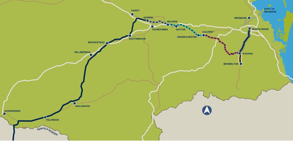 PARTNERSHIP WITH PRIVATE SECTOR The 126km section from