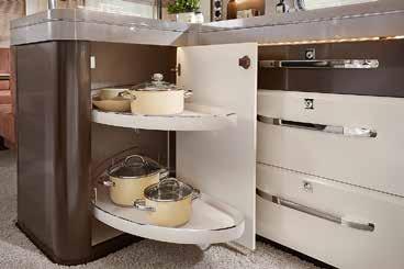 STORAGE BASKET UNITS WITH PULL-OUT DRAWER The storage basket units with pull-out drawers can be