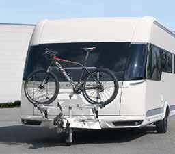 (Depending on model) A FRAME DRAWBAR BICYCLE RACK Bikes can be easily transported on
