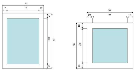 1,00 m in 0,60 m x 0,60 m. Vsa okna na poslovnih objektih so enojna z dvojno zasteklitvijo in plinskim polnjenjem ter nizko emisijskim nanosom (Slika 5.3).
