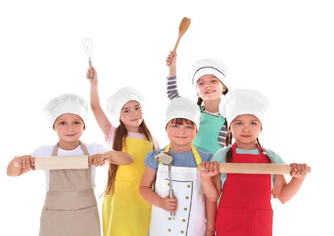 Young Chefs- Adventures with Food Ages 5-7 July 9-13 (M-F) 1:00pm to 4:30pm Do your parents tell you not to play with your food? Join in this fun camp where playing with food is part of your day!