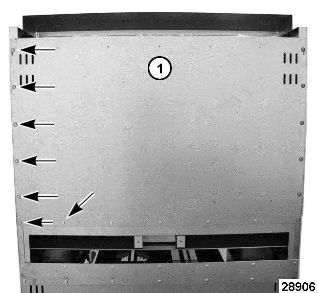 5 are keyed to allow for easy panel removal without having to remove all the screws that are also securing the back panel Fig. 6 to broiler frame. Fig. 6 D.