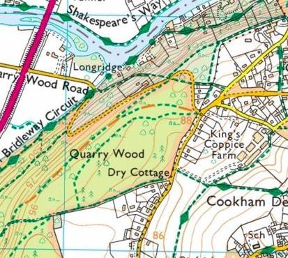 Longridge, Quarry Wood Road, Marlow, Bucks, SL7 1RE Grid Reference 863857