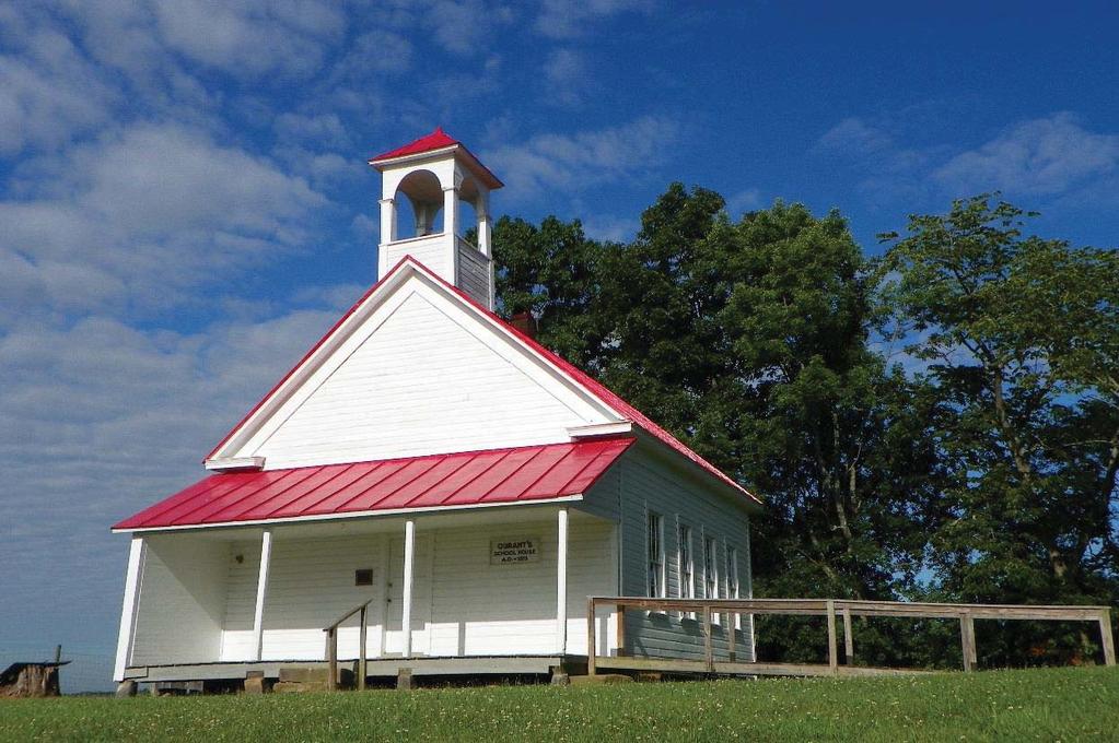 Ourant One-Room School House (3 miles off the byway on Township