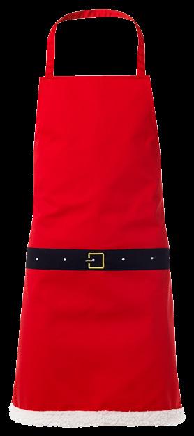 40 x 30 x 0,3 cm Santa apron Twill fabric of 65% polyester and 35%