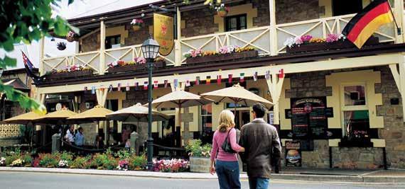 The Adelaide Hills is home to the Mt Lofty Ranges, rolling vineyards, unspoilt bushland and rich farmland. Explore the delights of Hahndorf and experience the charm of the quaint hills villages.