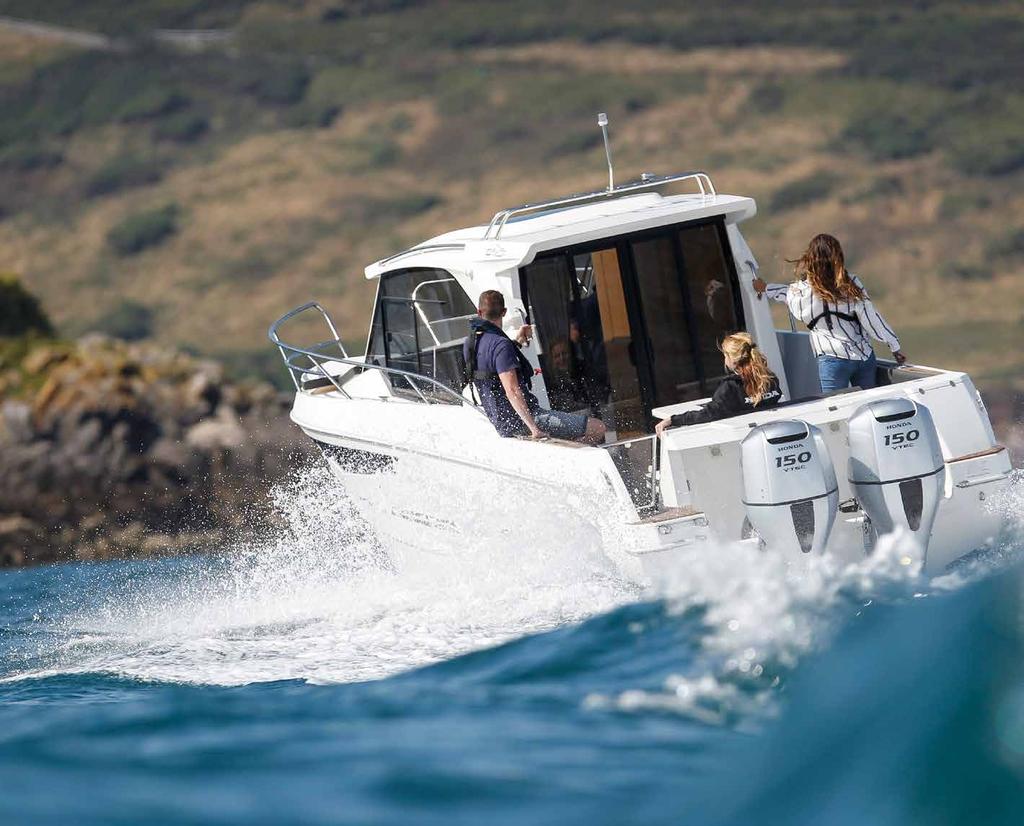 expertise and boat building know-how to deliver an extensive motorboat range which guarantees