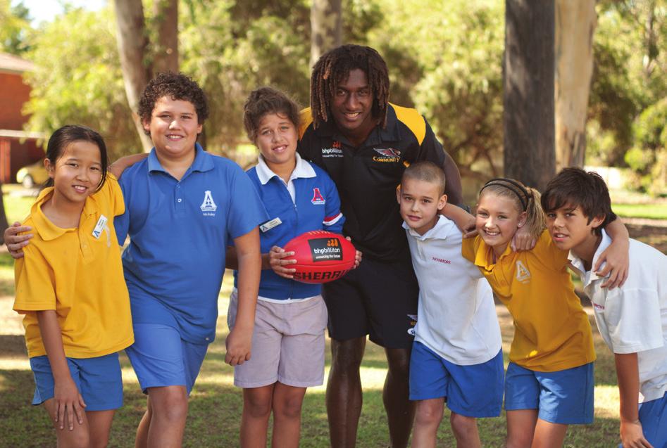 High School Programs The West Coast Eagles High School Program is a one-hour presentation, delivering important messages to suit the needs of high school students.