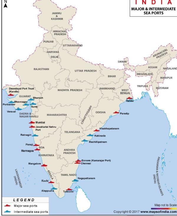 Major Indian Ports Mumbai