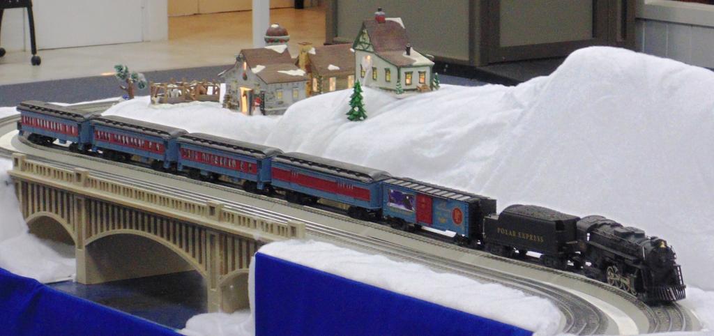 Significant additions to the model railroad were made this year.