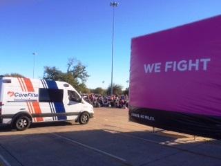 SPEAKING OF PINK, CAREFLITE SUPPORTED THE SUSAN G KOMEN 3 DAY WALK FOR THE CURE In addition to our pink T