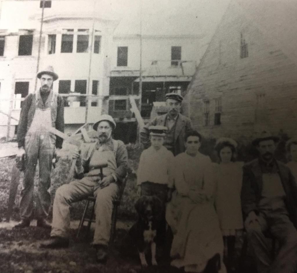 Building new Foster family, ca. 1897.