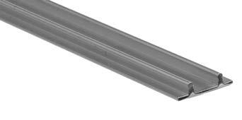 1093 144 Upper Channel Size: 1-3/16" width x 9/16" height x 144" length Finish: Aluminum (AL) Origin: Made in the USA Packed: 1 each Features: Double channel for tops, bottoms, and ends; for small to