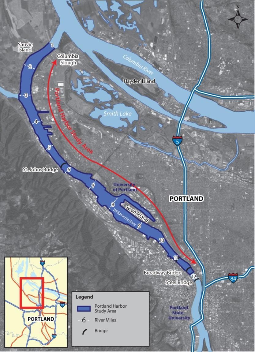Portland Harbor Superfund Site Listed in 2000 EPA Remedial Investigation and Feasibility Analysis (2010 2015) Community