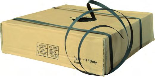 Hand Poly Strapping Strong, flexible and lightweight premium strapping. Ideal for palletising or bundling.