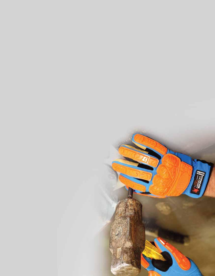 D3O Protection FF2930 D3O Forceflex M-XXL HI-VIS Patented D3O back of hand and finger protection D3O