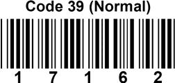 2 Pojasnilo: tip črtne kode Interleaved 2 of 5 se je uporabljal pred uporabo tipa CODE 93.