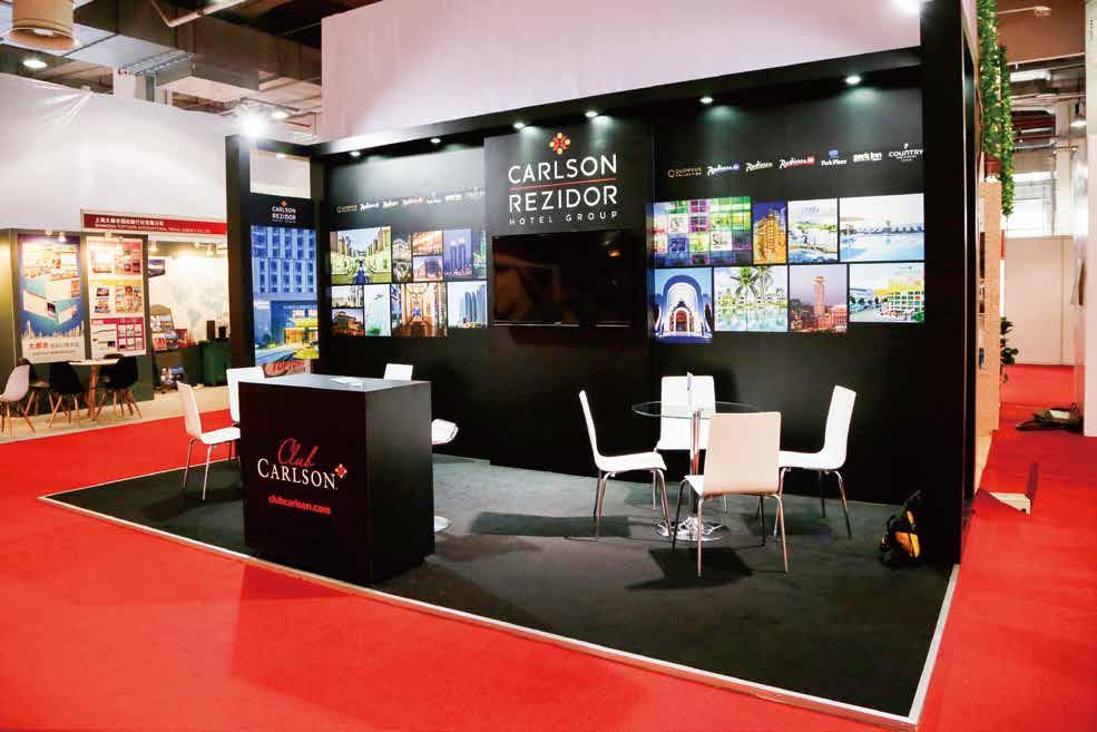 Booth construction, furniture, carpet, lighting and electricity are already included in