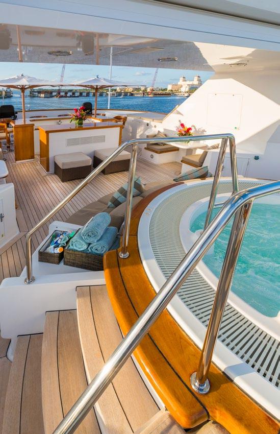 GRAVITAS T h e 171-foot (52.12m) luxury superyacht GRAVITAS, is a beautiful, private sanctuary on the water.