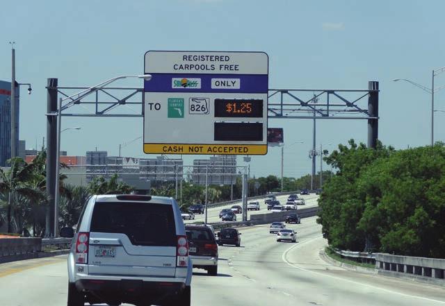 Figure 1-7 shows the average weekday toll amounts by hour for Segment 2 southbound. As shown in the Figure, the average toll remains at or below $0.50 for most of the day.