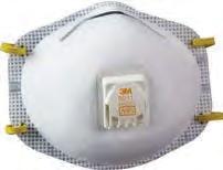 N95 PARTICULATE RESPIRATORS N95 level respirators are at least 95% efficient when tested against sodium chloride (salt). Used for solid and non oil based particles.