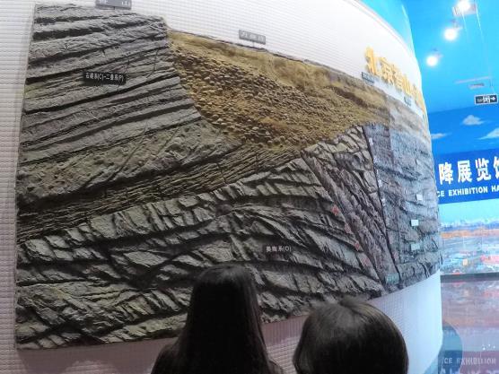 Beijing subsurface. Especially interesting was the cross section display that depicted the underlying strata of the region.