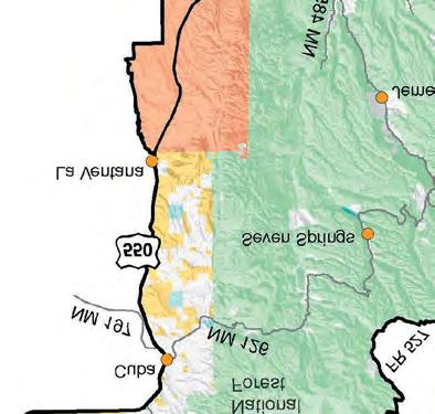 facing map and red locator box showing approximate location of ranch in GMU 6A.