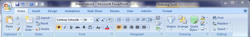 Microsoft Office Power Point 2007 Unos teksta Unos teksta vrši se u odgovarajuće tekstualno