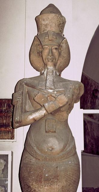 Colossal Figure of Akhenaten, sandstone, New