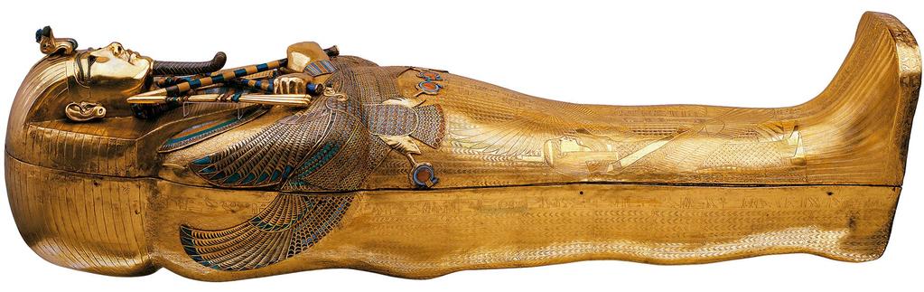 Inner Coffin of Tutankhamun s Sarcophagus, Valley of the Kings, gold