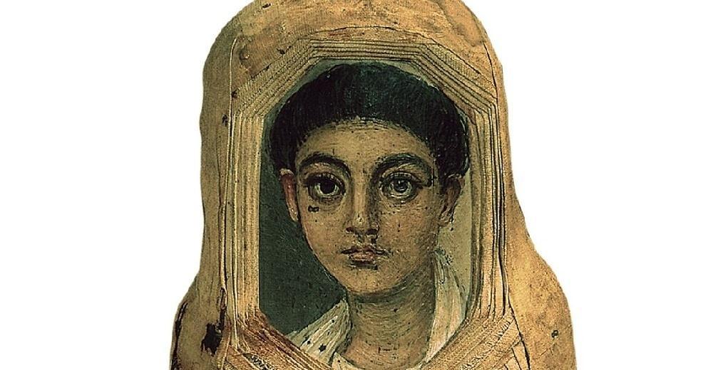 Mummy wrapping of a Young Boy, linen wrapping