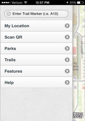 They help users find their location on a park