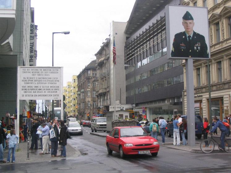 Checkpoint Charlie in Berlin And of course Europe is full of some of the world s most famous sites the Eiffel Tower, the Vatican Museum, Checkpoint Charlie, Tower Bridge and La Sagrada Familia.
