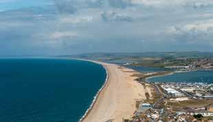 Today it is an attractive holiday resort town with a beautiful sandy beach that extends around Weymouth Bay for 2.2mi (3.5km).
