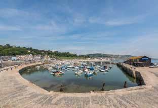 Lyme Regis & Charmouth Just a few miles west from Golden Cap Holiday Park you will find the charming town of Lyme Regis with breathtaking scenery and a special mystique.